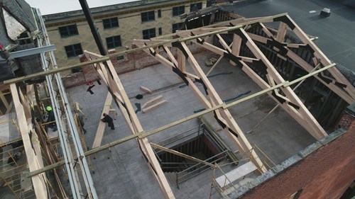 Pythian Castle Roof Reconstruction